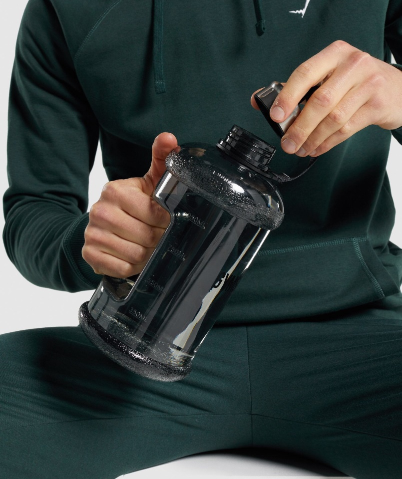 1,3 Literes Vizes Palack Fekete Gymshark