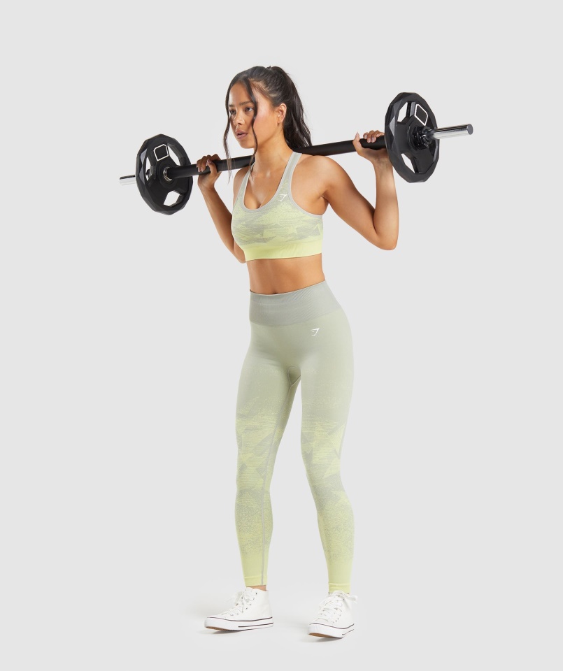 Adapt Ombre Varrat Nélküli Leggings Háromszög-taupe Szürke Gymshark