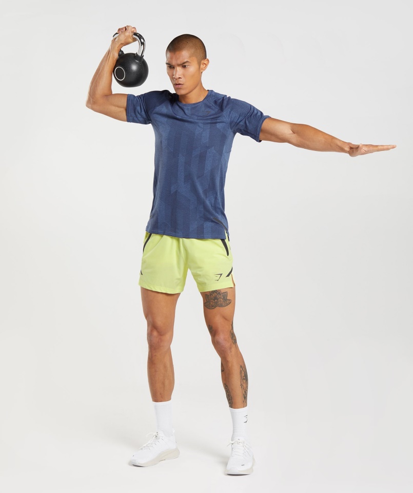 Csúcsi Póló Onyx Grey-court Blue Gymshark