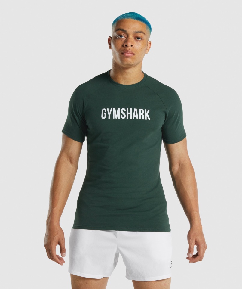 Apollo Póló Sötétzöld Gymshark