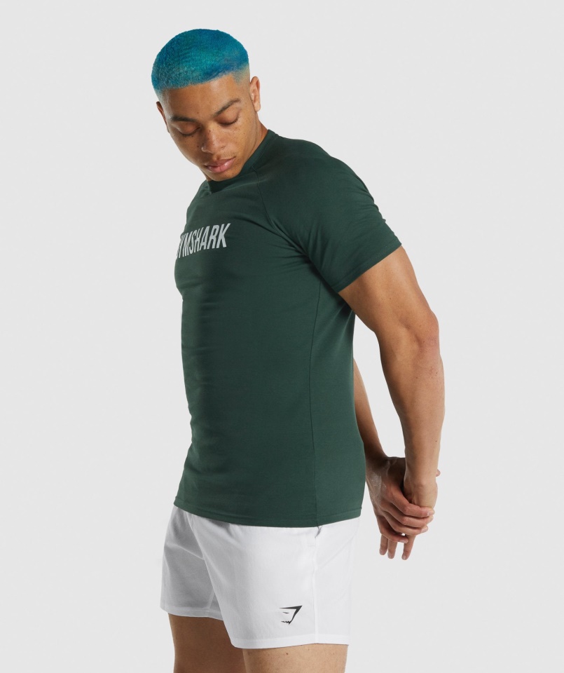 Apollo Póló Sötétzöld Gymshark