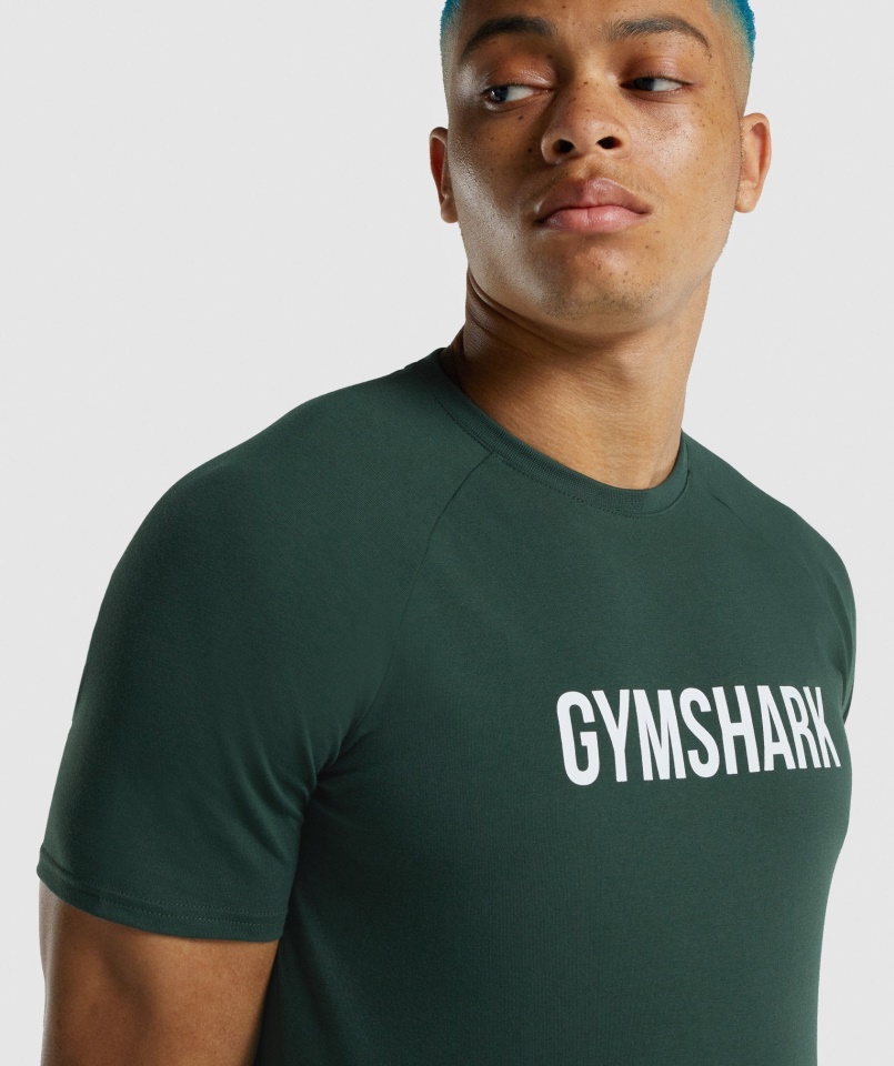 Apollo Póló Sötétzöld Gymshark