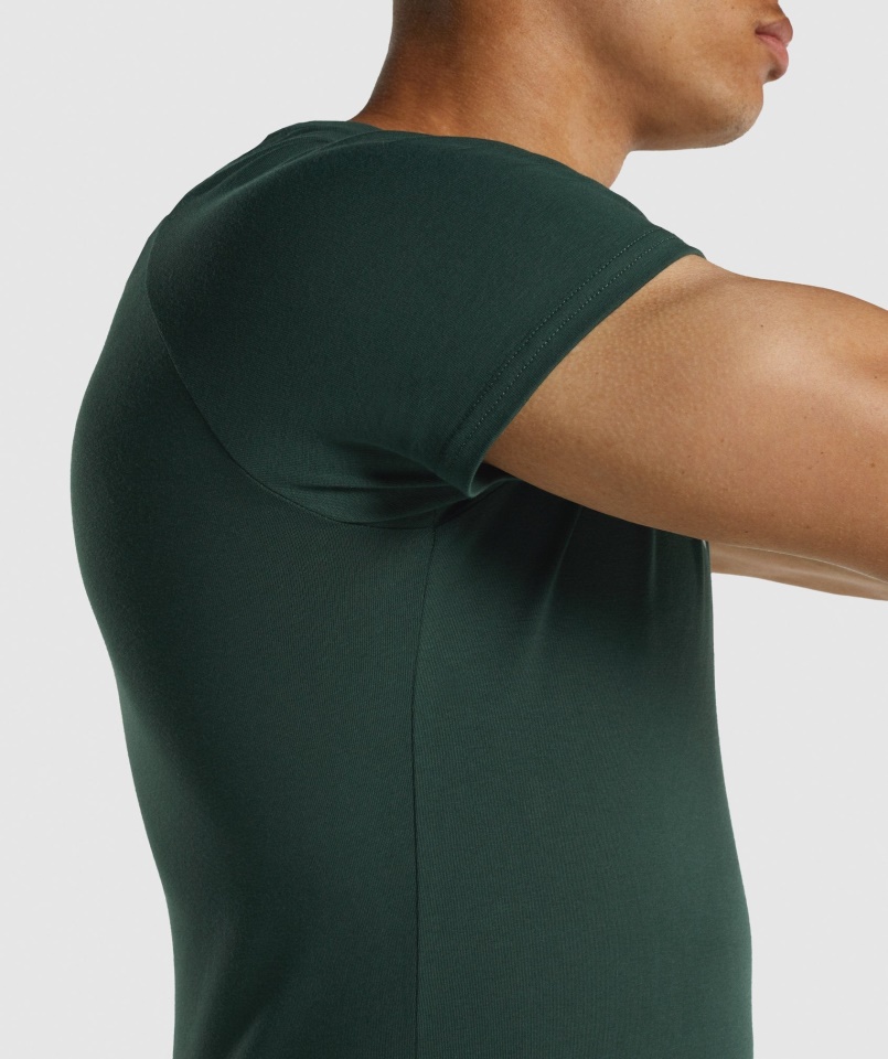 Apollo Póló Gymshark Sötétzöld