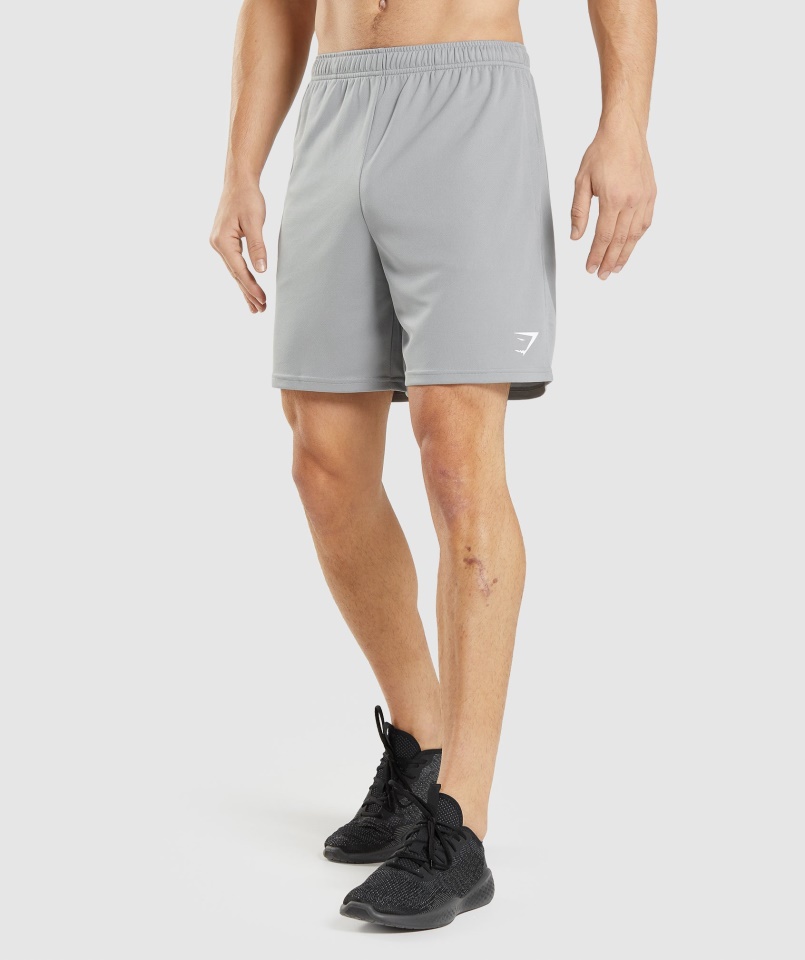 érkezés Kötött Rövidnadrág Smokey Grey Gymshark