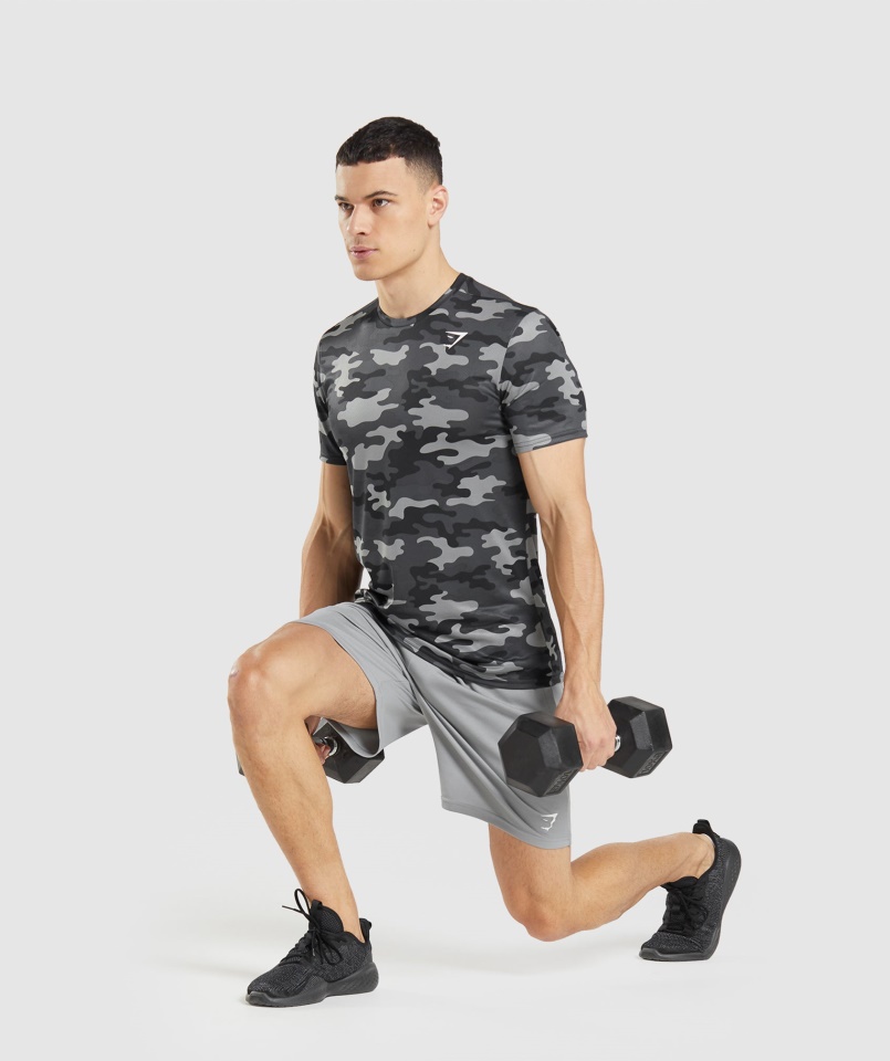 érkezés Kötött Rövidnadrág Smokey Grey Gymshark