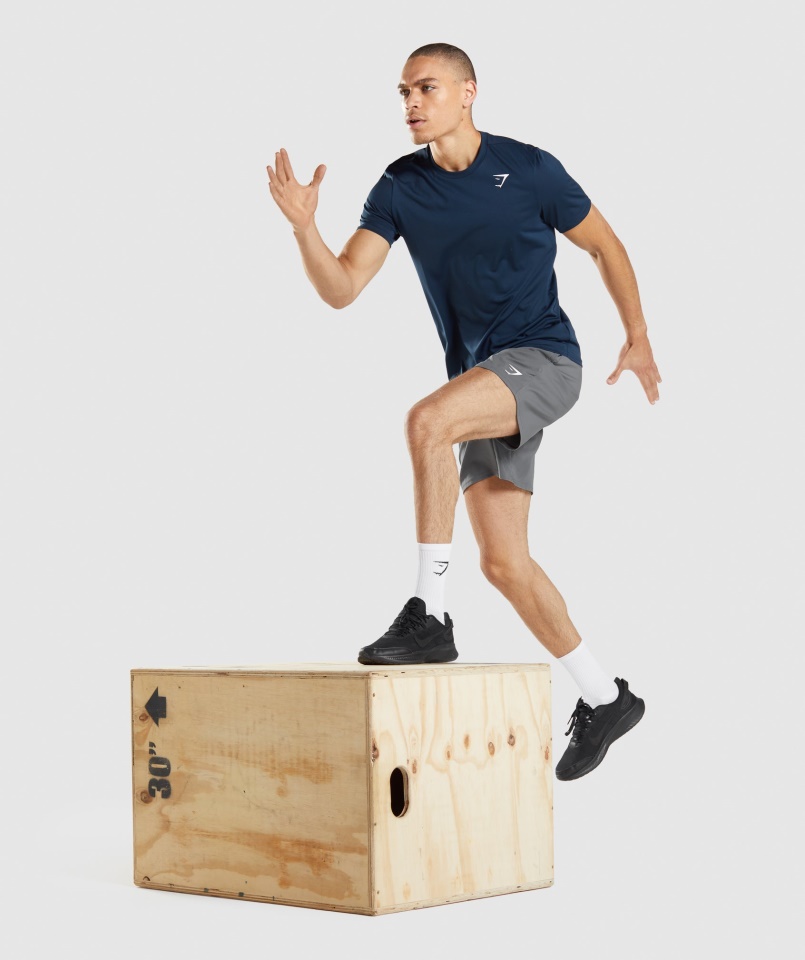 érkezés Póló Navy Gymshark