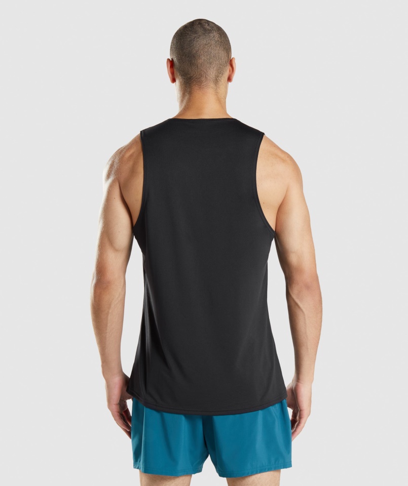 érkezés Tank Fekete Gymshark