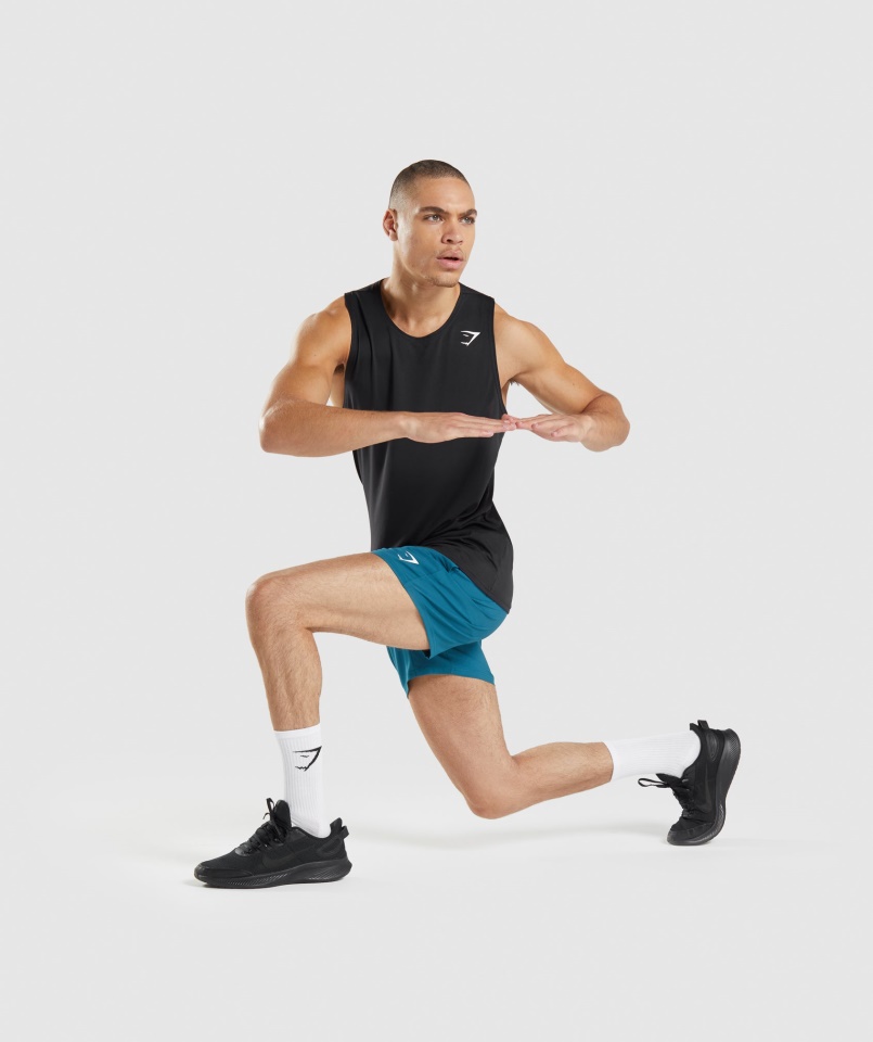 érkezés Tank Fekete Gymshark