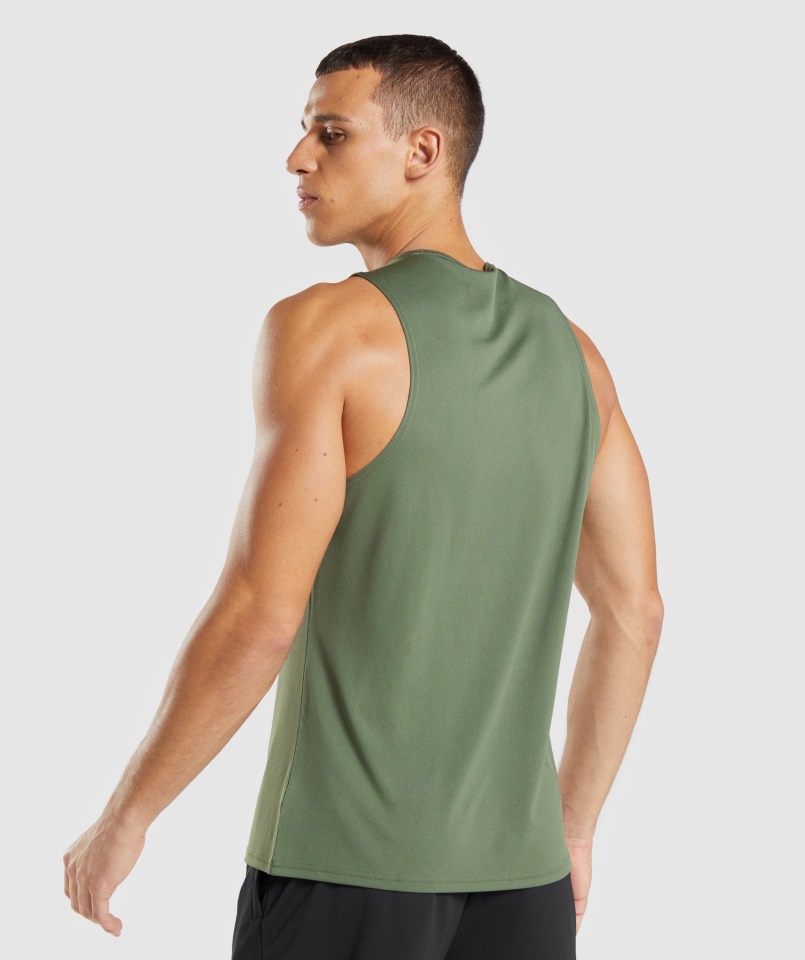 érkezés Tank Mag Olive Gymshark