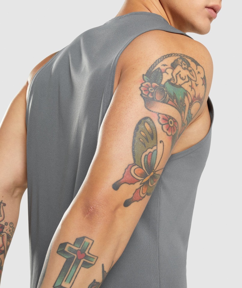 érkezés Tank Szürke Gymshark