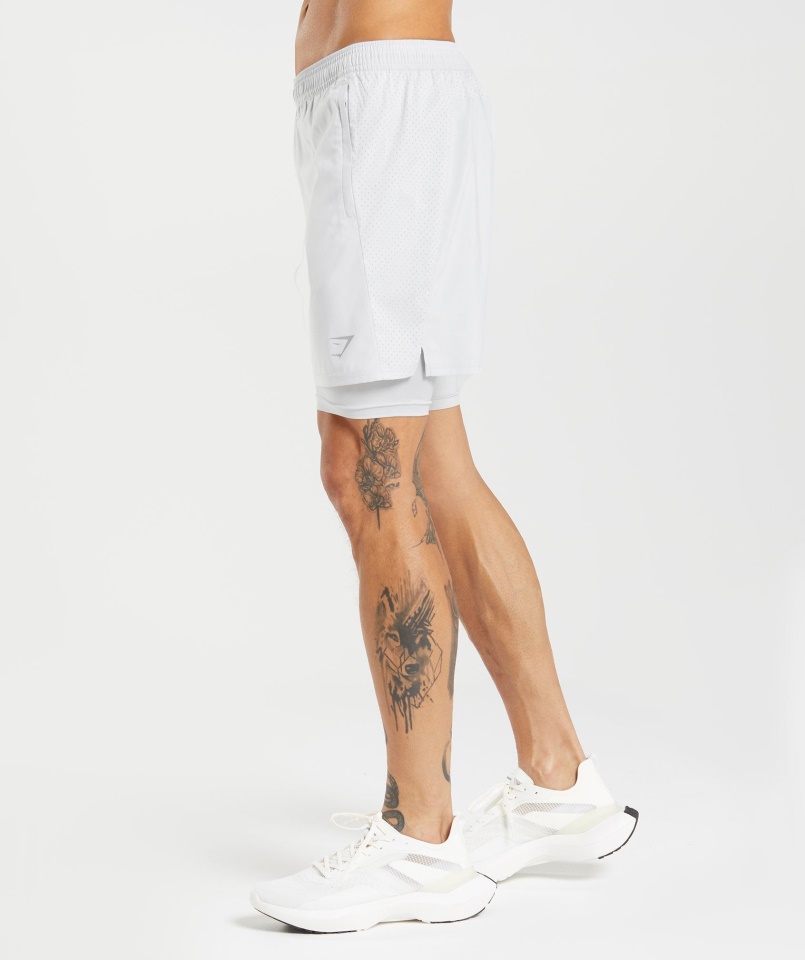 Szempont 2 Az 1-ben Rövid Világosszürke Gymshark