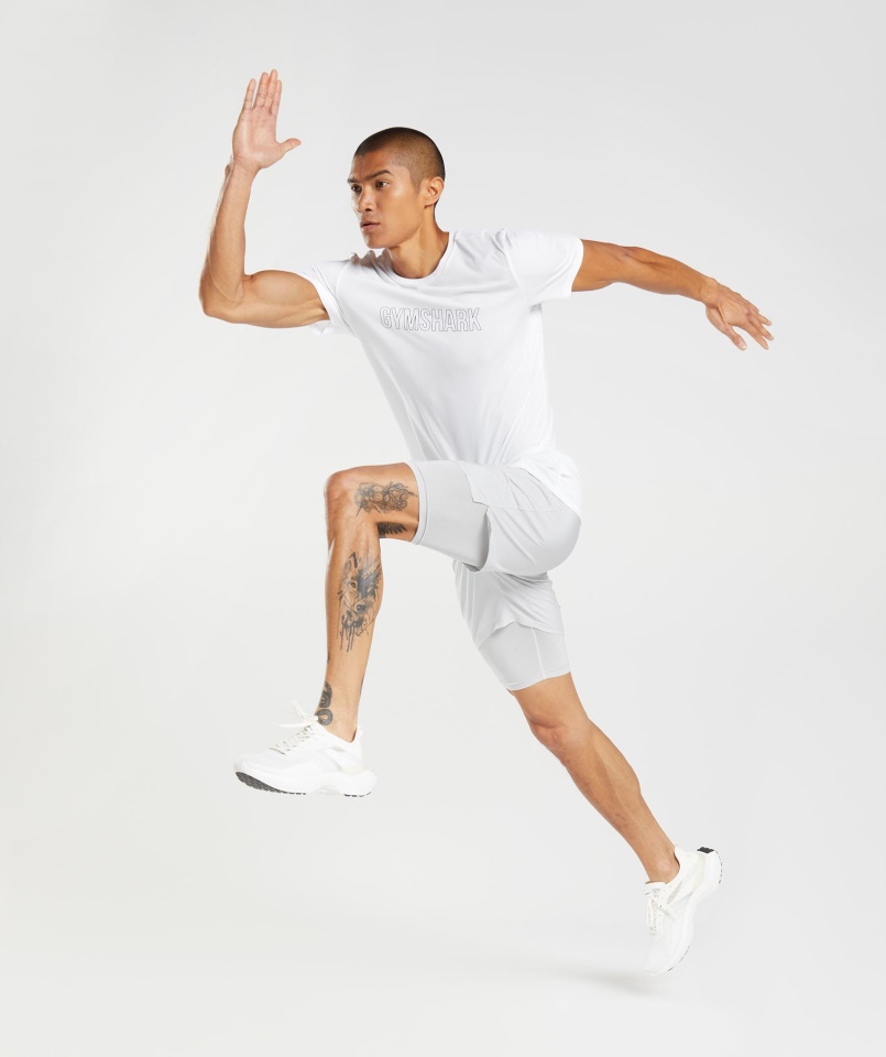 Szempont 2 Az 1-ben Rövid Világosszürke Gymshark