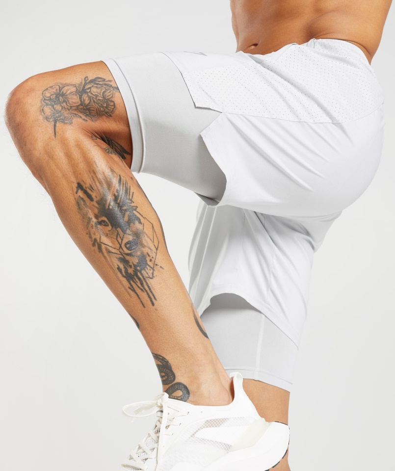 Szempont 2 Az 1-ben Rövid Világosszürke Gymshark