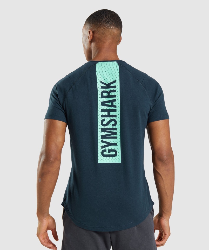 Merész Póló Sötétkék Gymshark
