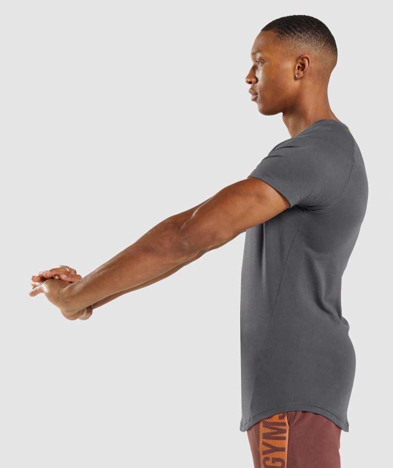 Merész Póló ónixszürke Gymshark