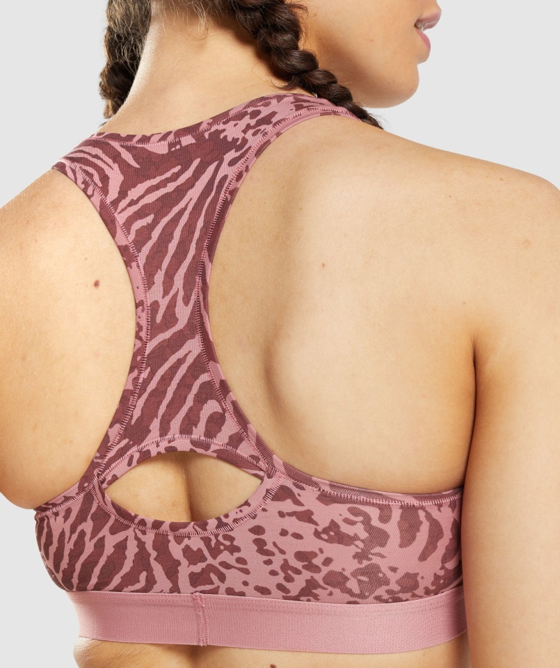 Pamut Bralette Alice Rózsaszín Gymshark