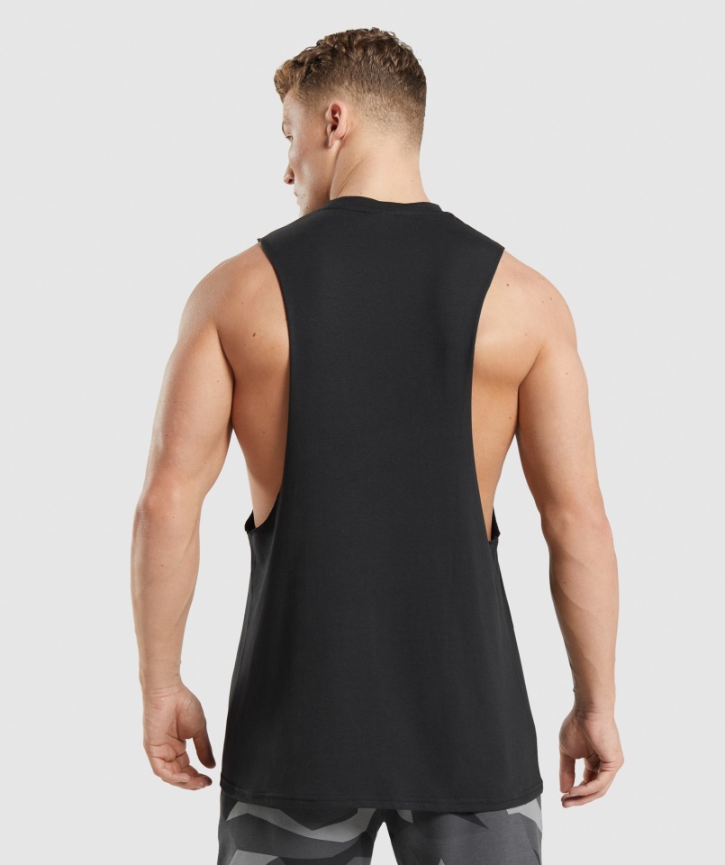 Kritikus 2.0 Leejtőkaros Tank Fekete Gymshark