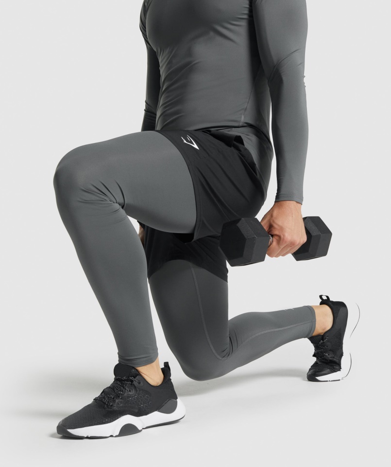 Elem Baselayer Leggings Faszén Gymshark