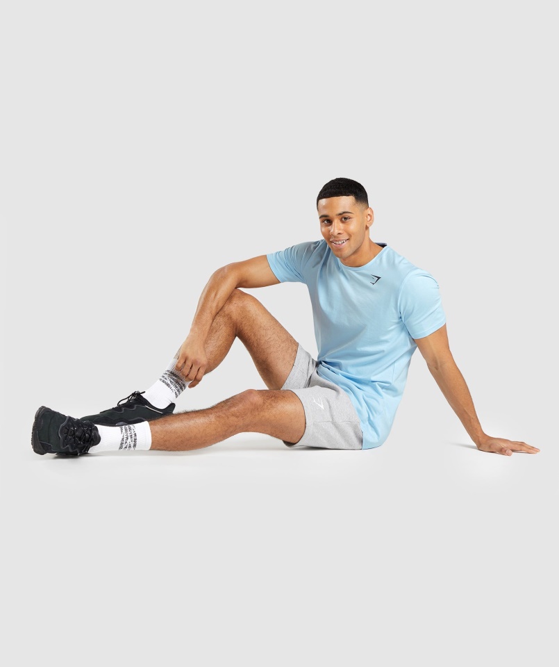 Esszenciális Póló Vászonkék Gymshark