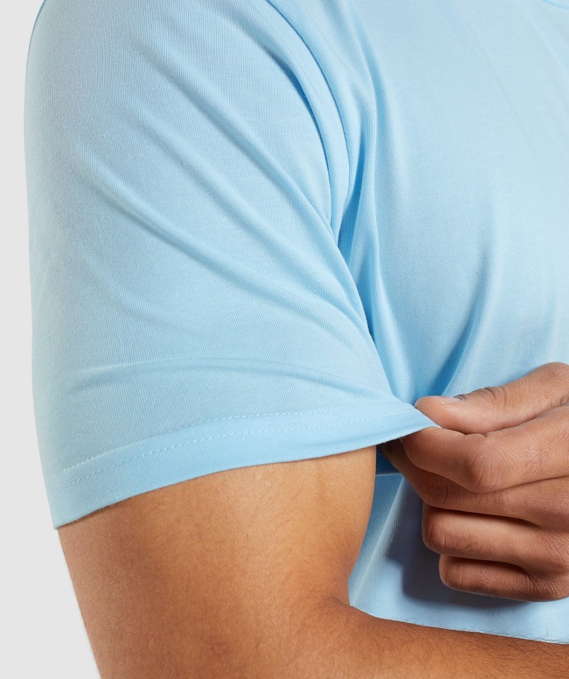 Esszenciális Póló Vászonkék Gymshark