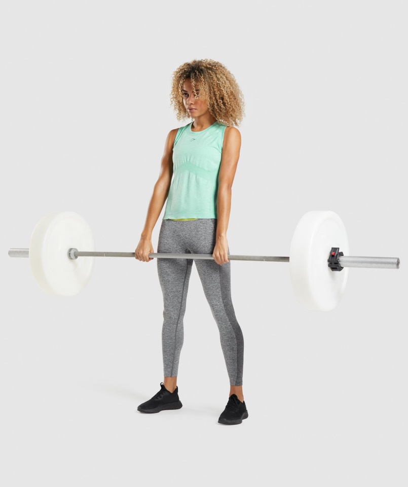 Flex Laza Tank Tetejű Kaktusz Zöld Márga Gymshark