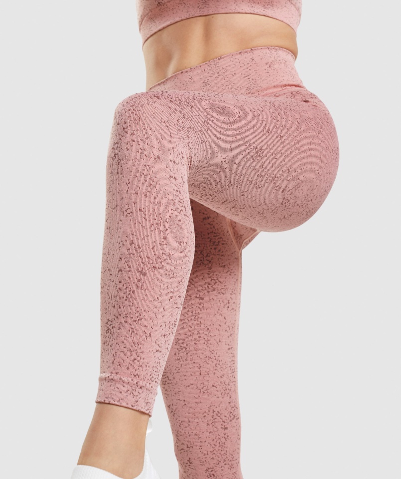 Gymshark Adapt Fleck Varrat Nélküli Leggings ásvány-paige Rózsaszín