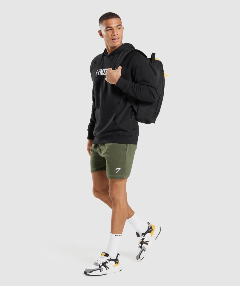 Gymshark Apollo Kapucnis Fekete