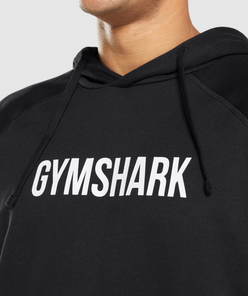 Gymshark Apollo Kapucnis Fekete