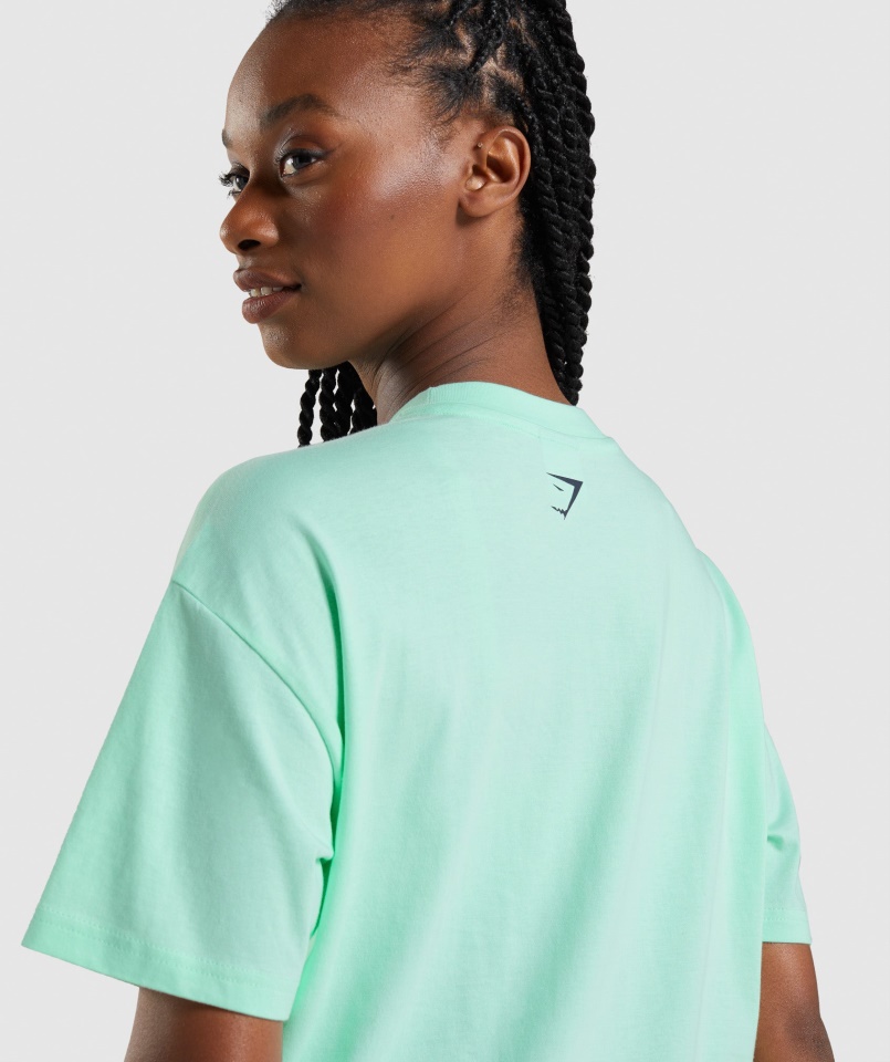 Gymshark Apollo Oversized Póló Turbókék