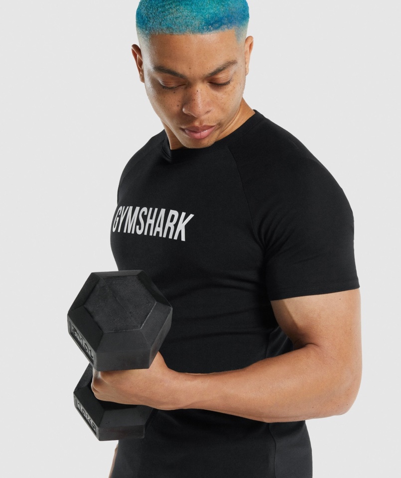 Gymshark Apollo Póló Fekete