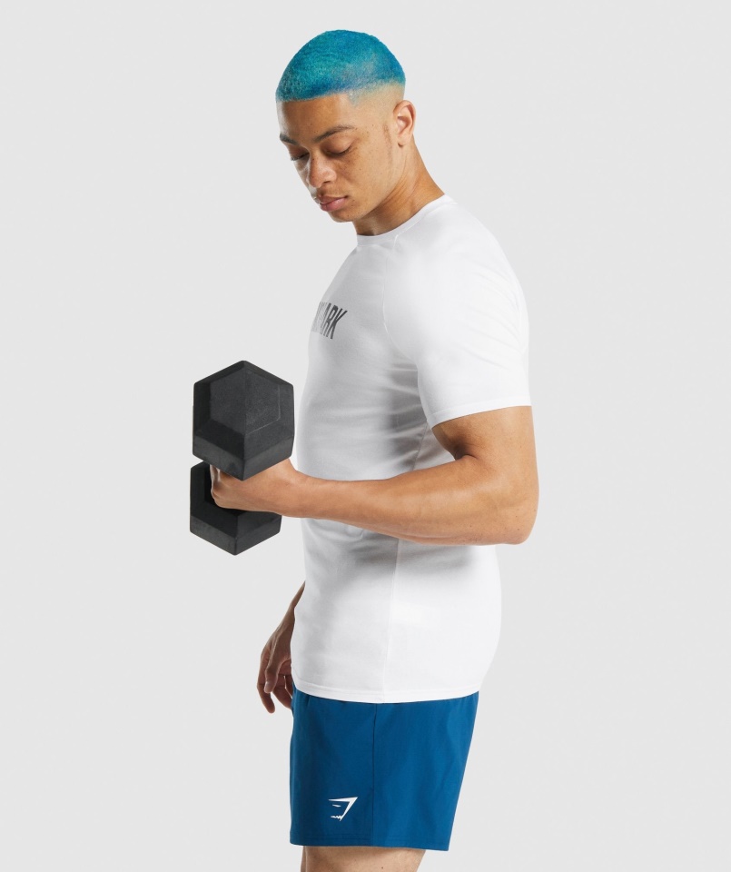 Gymshark Apollo Póló Fehér