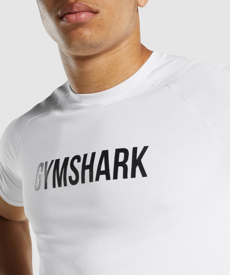 Gymshark Apollo Póló Fehér