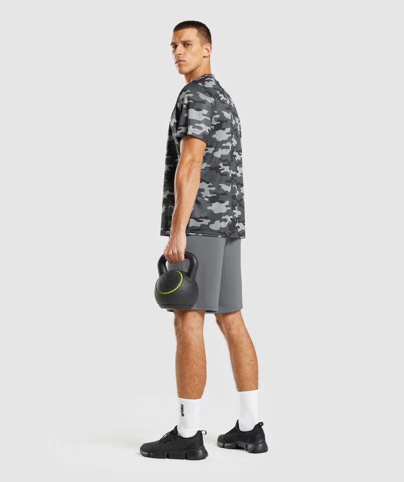 Gymshark érkezés Póló Szürke Mintás