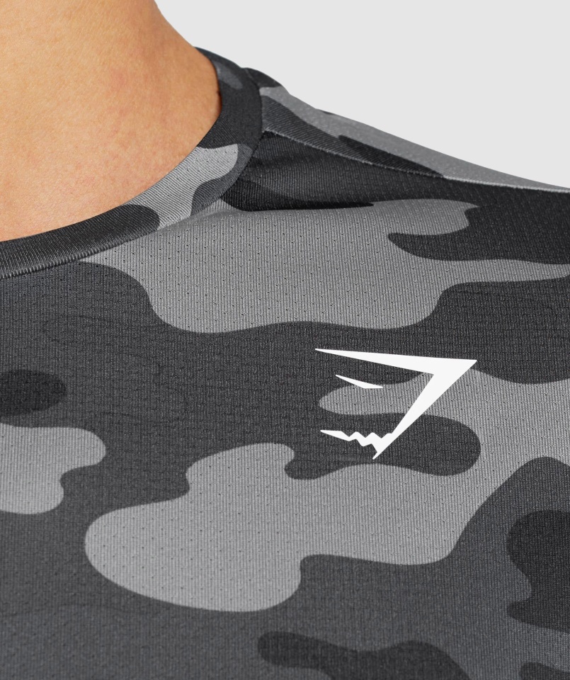 Gymshark érkezés Póló Szürke Mintás