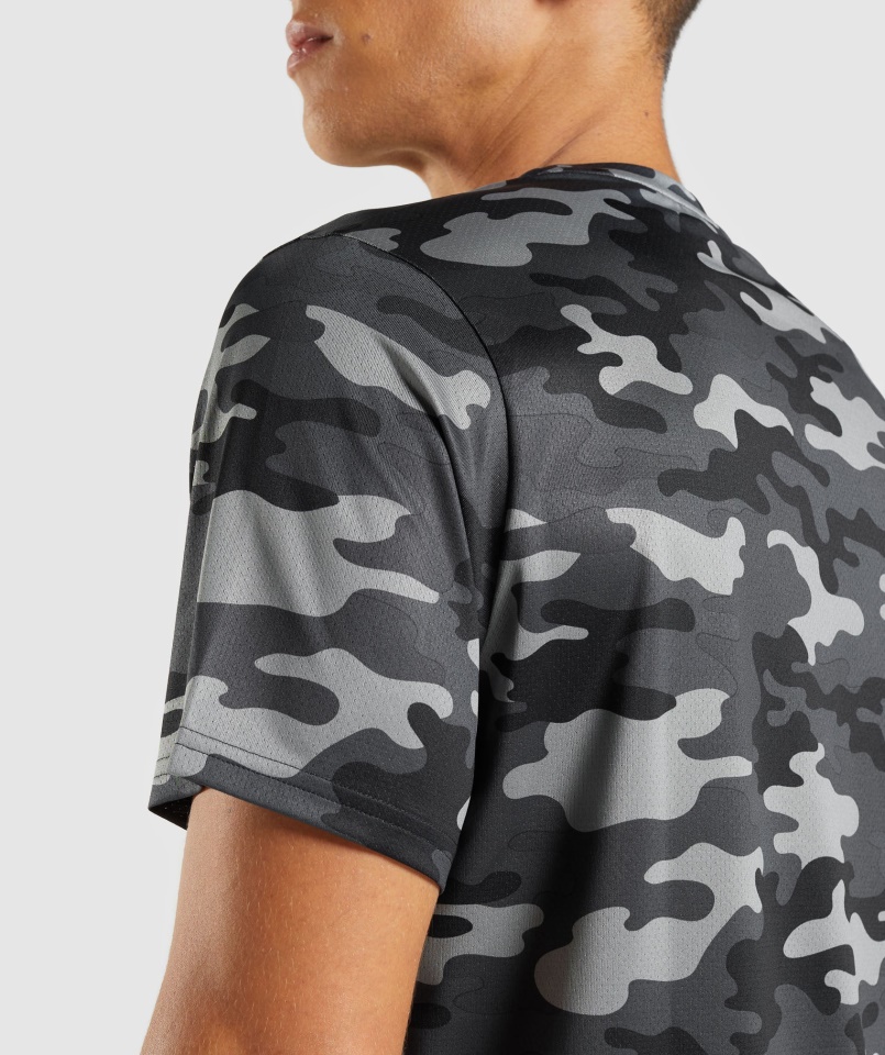 Gymshark érkezés Póló Szürke Mintás