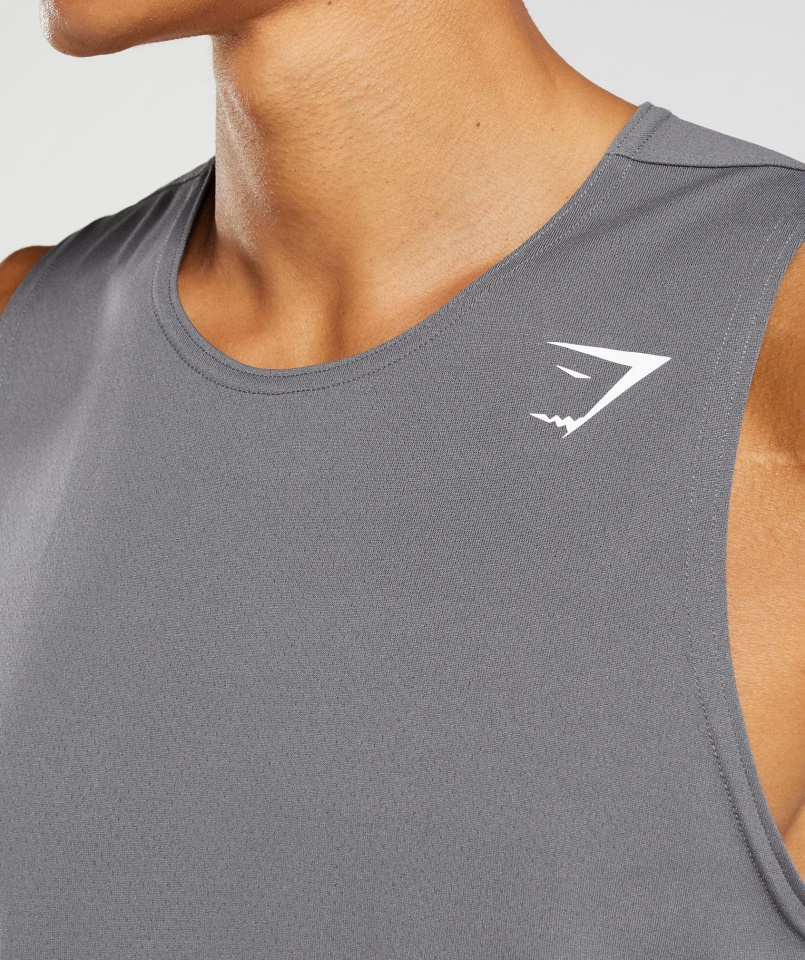 Gymshark érkezés Tank Sziluettje Szürke