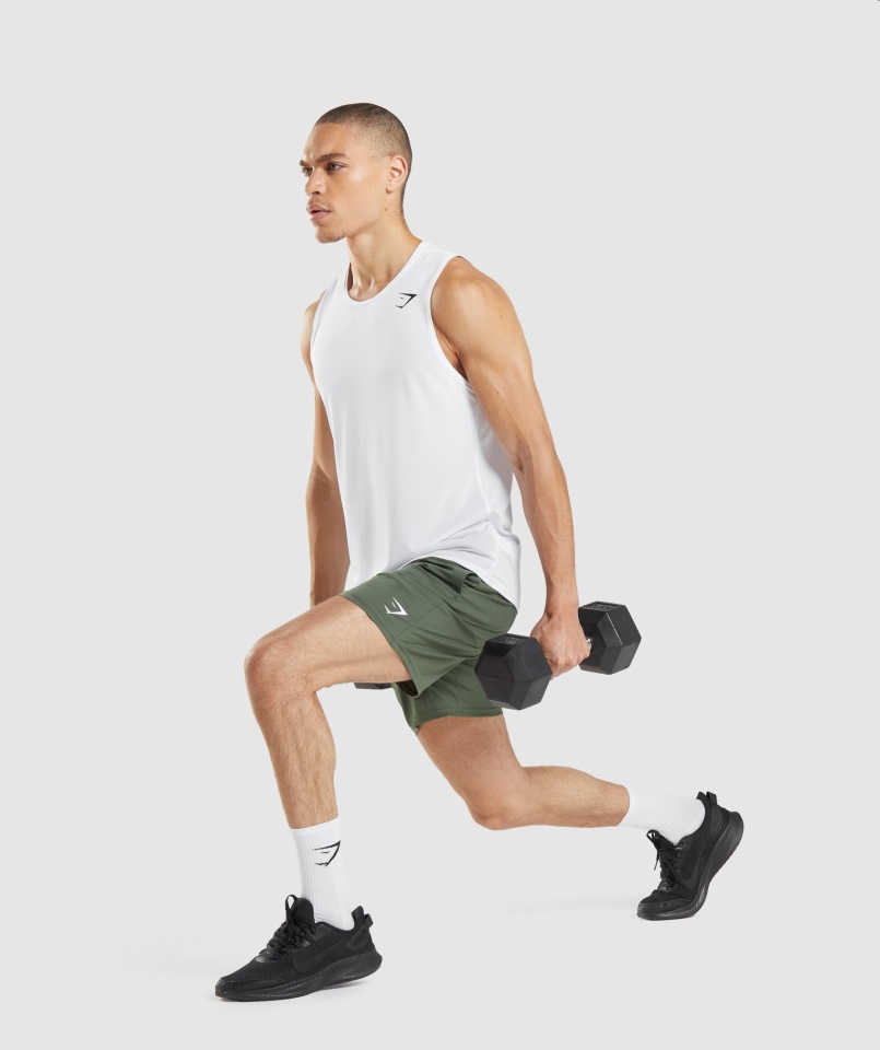 Gymshark érkezési Tartály Fehér