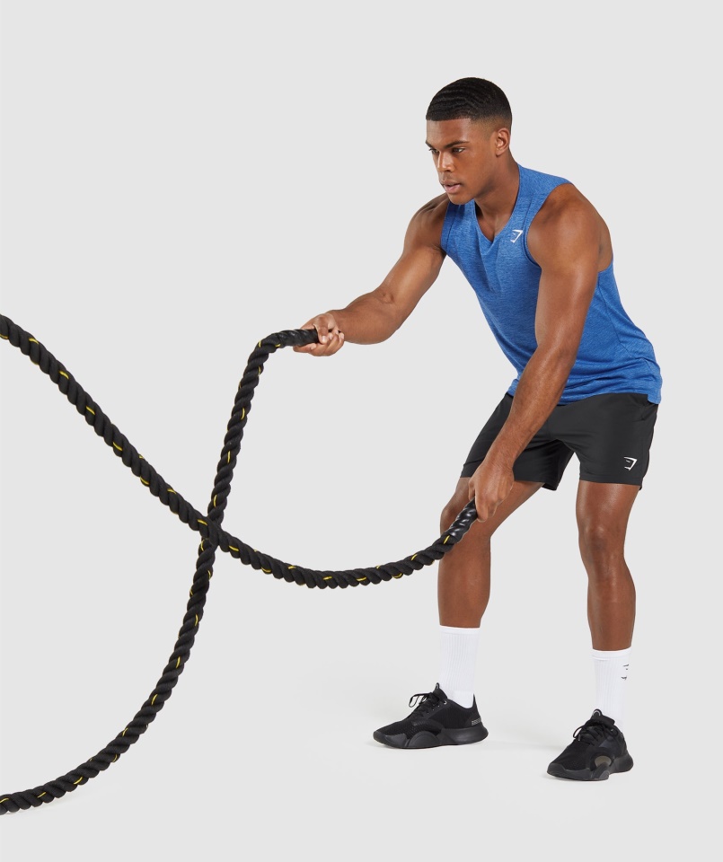 Gymshark Athletic Blue-javelin Blue Márga érkezés Slim Márga Tank