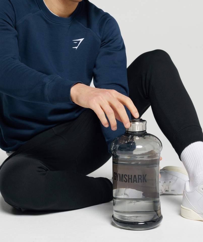 Gymshark Fekete 2,2 Literes Vizes Palack