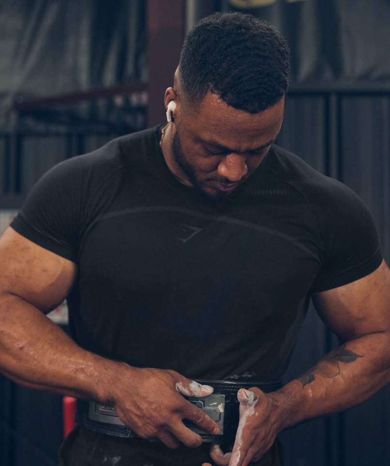 Gymshark Fekete 315 Varrás Nélküli Póló