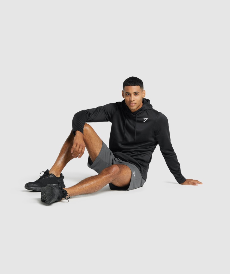 Gymshark Fekete érkezési Kapucnis Pulcsi