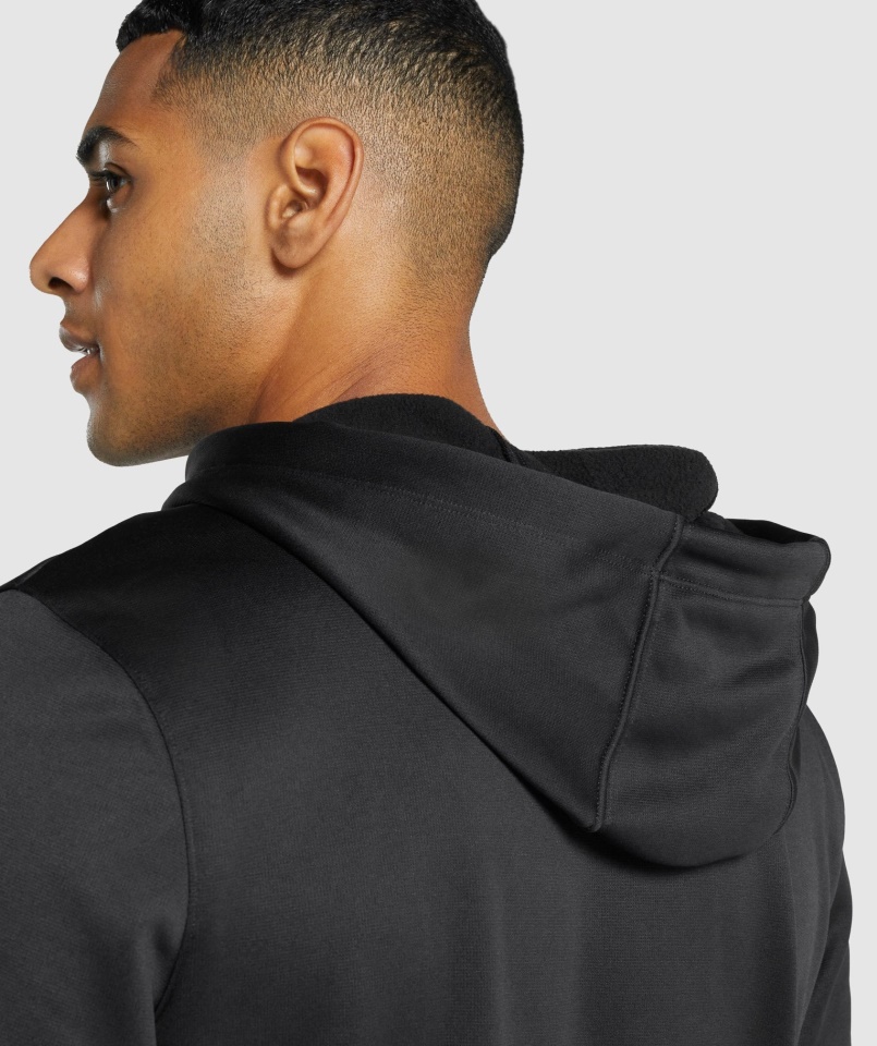 Gymshark Fekete érkezési Kapucnis Pulcsi