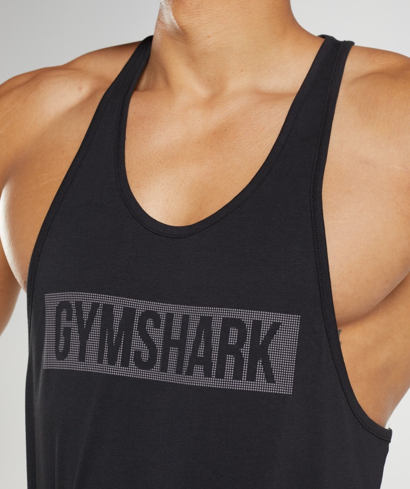Gymshark Fekete Blokk Húr