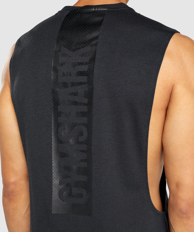 Gymshark Black Bold Drop Kar Tank