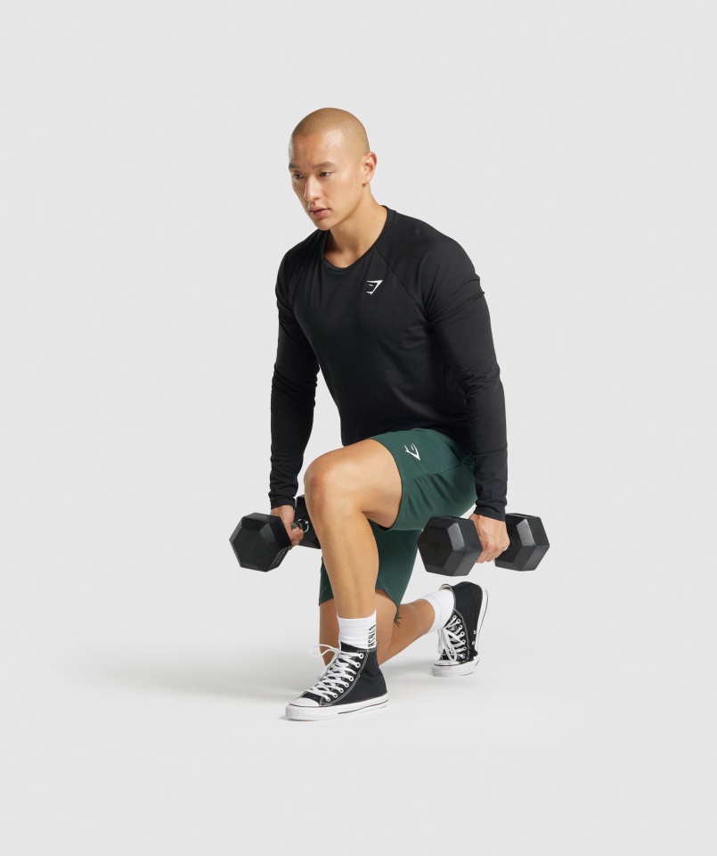 Gymshark Fekete, Kritikus 2.0 Hosszú Ujjú Póló