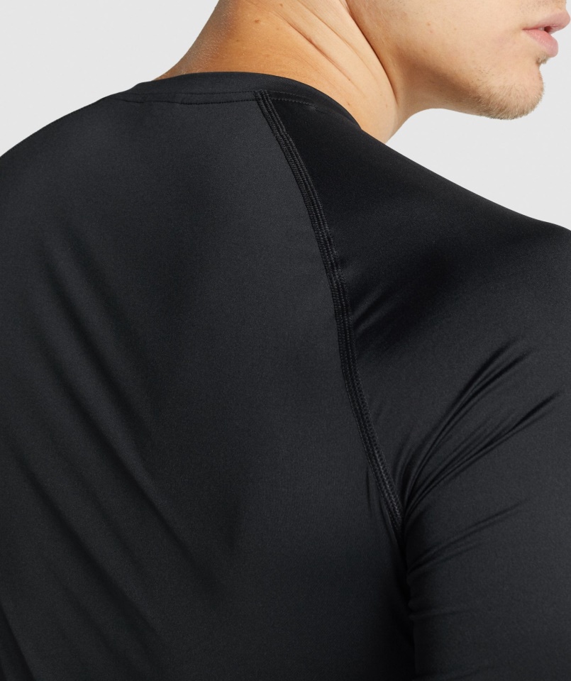 Gymshark Black Element Baselayer Hosszú Ujjú Póló