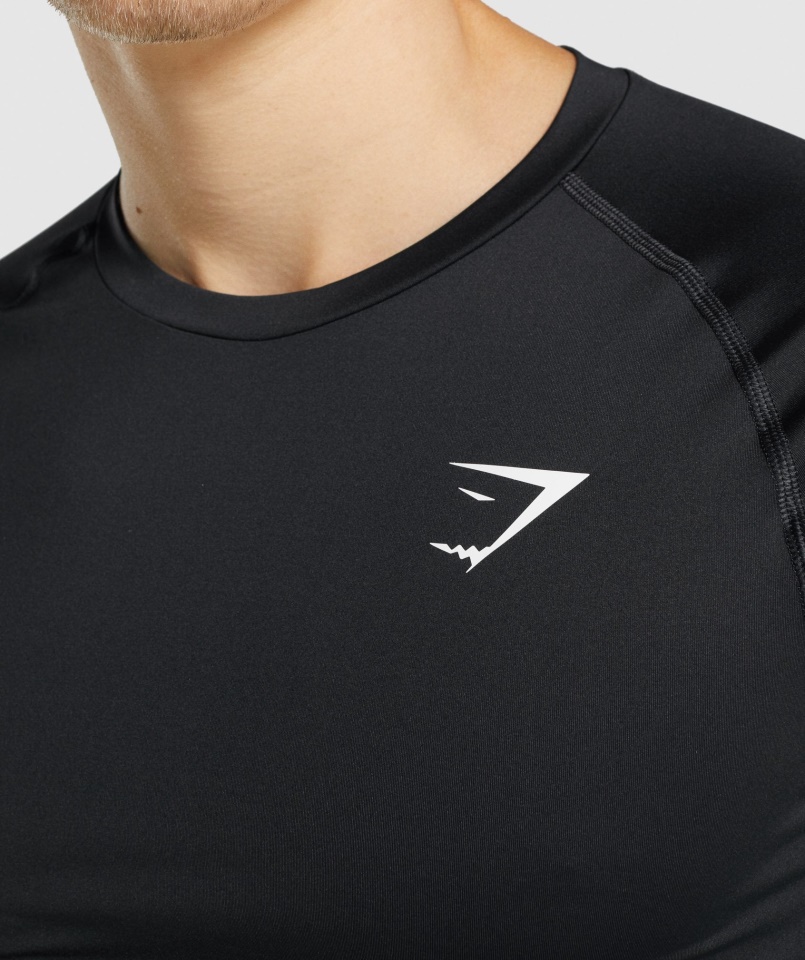 Gymshark Black Element Baselayer Hosszú Ujjú Póló
