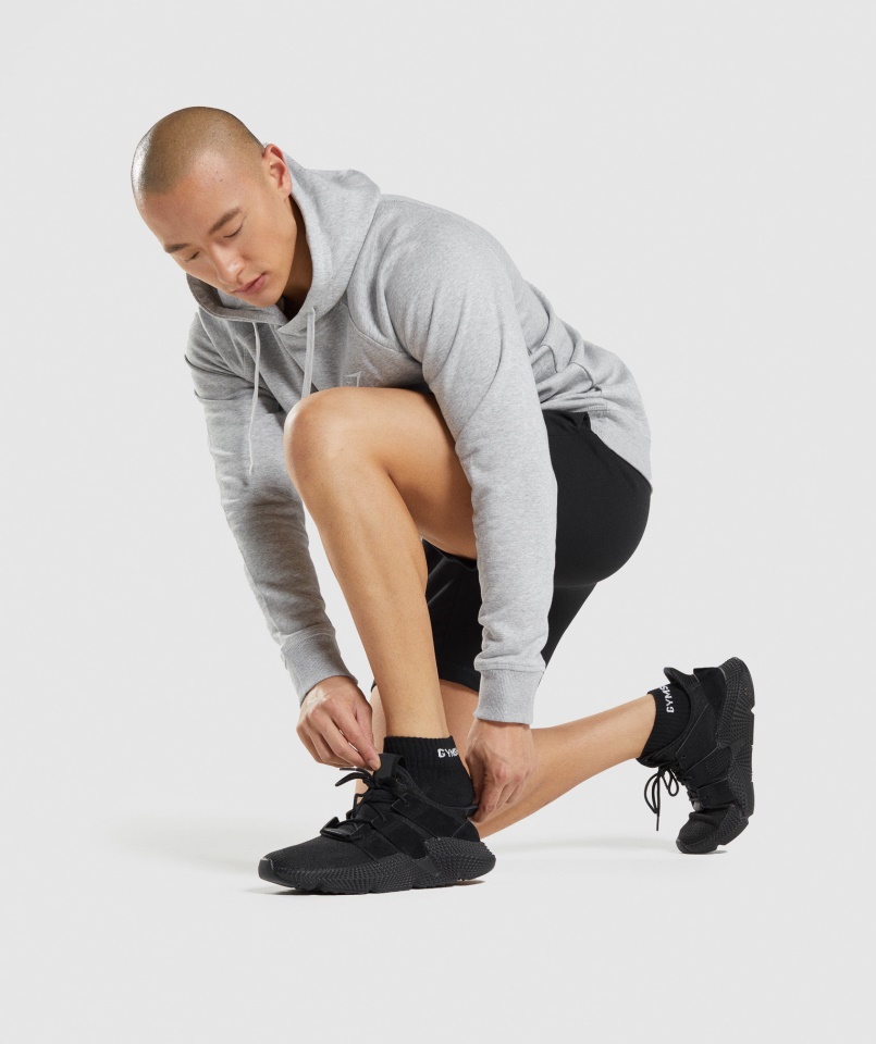 Gymshark Fekete Jacquard Negyed Zokni 3 Db