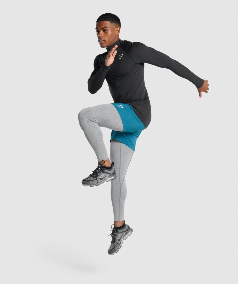 Gymshark Fekete Márga Vital Light 1-4 Cipzár