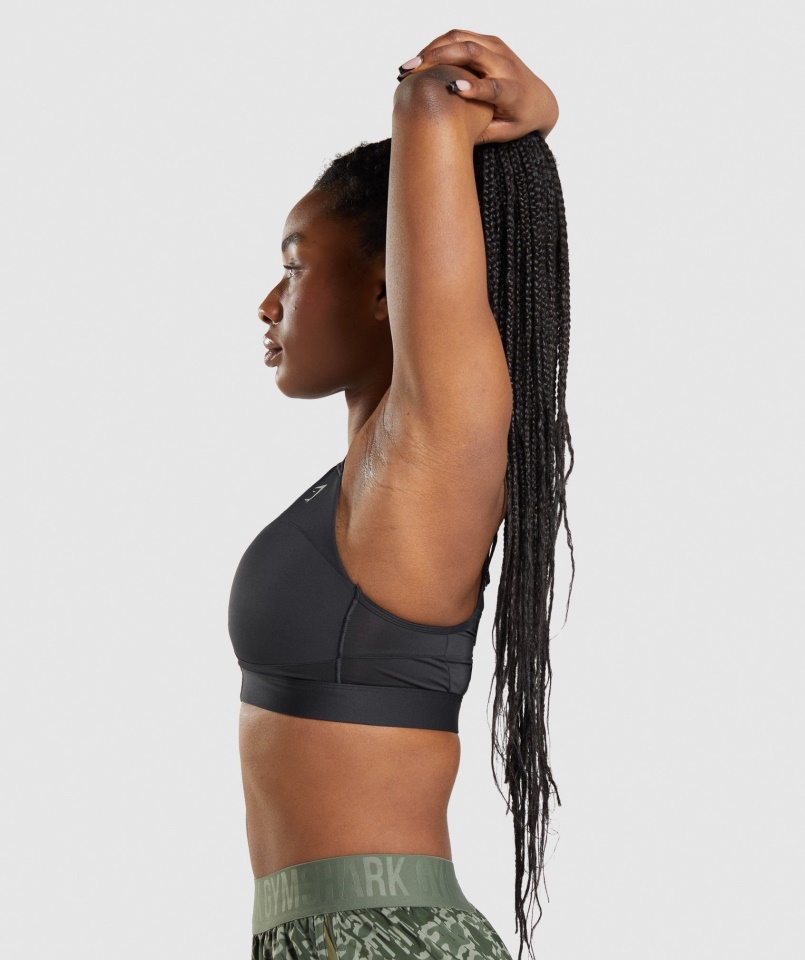 Gymshark Fekete Speed Sportmelltartó